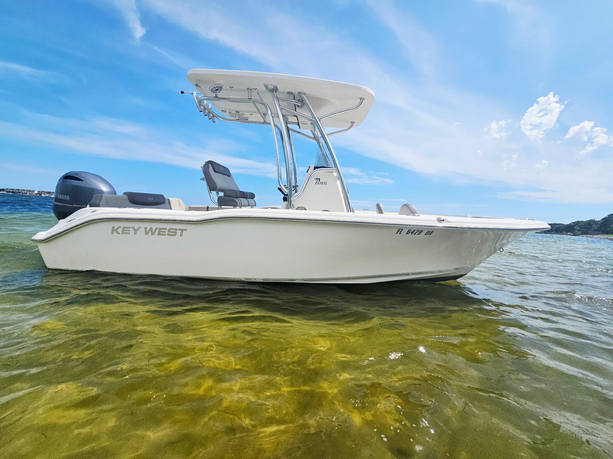 22 foot Key West center console fishing boat