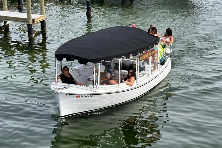 multiple people on a private boat cruise in destin florida