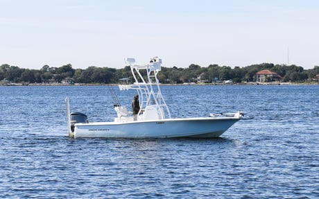 24 foot sea hunt center console boat 