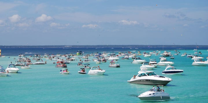 crab island visit destin fl