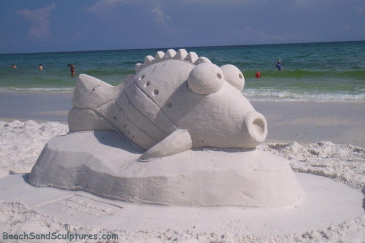beach sand sculptures