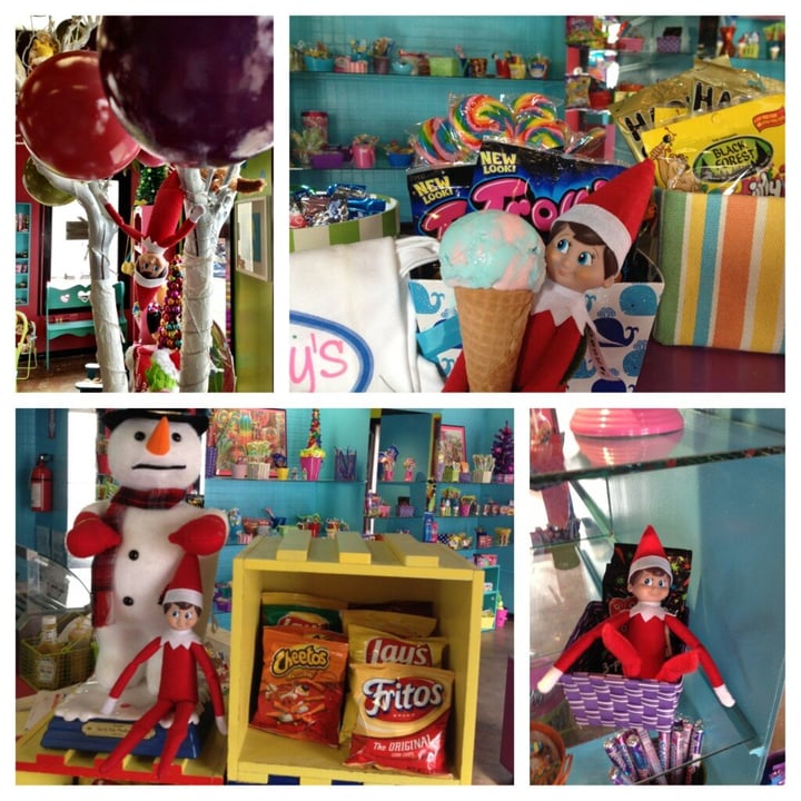destin elf enjoys sweet treats