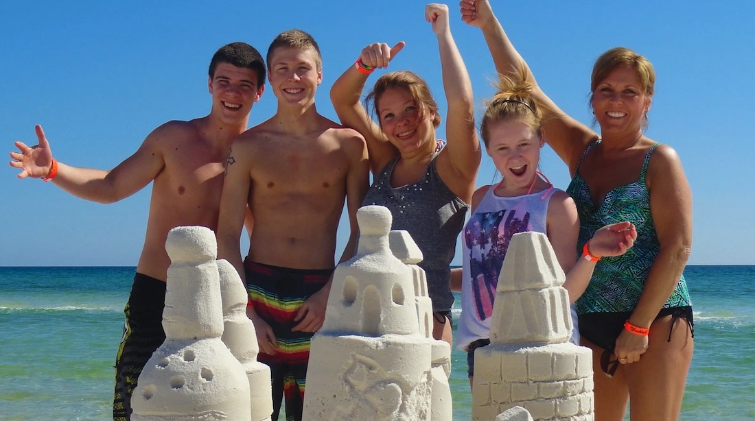 play n the sand with beach sand sculptures destin